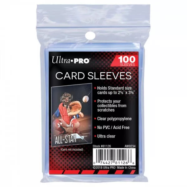 Obaly UltraPro Standard Sleeves - Regular Soft Card (100 ks - 67x92mm)