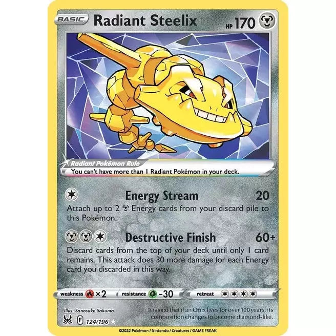 Radiant Steelix Holo - SWSH11: Lost Origin (SWSH11)